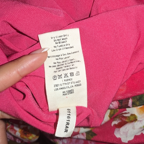 8. NWOT L'AGENCE KARLY RUCHED DRESS - Picture 5 of 7